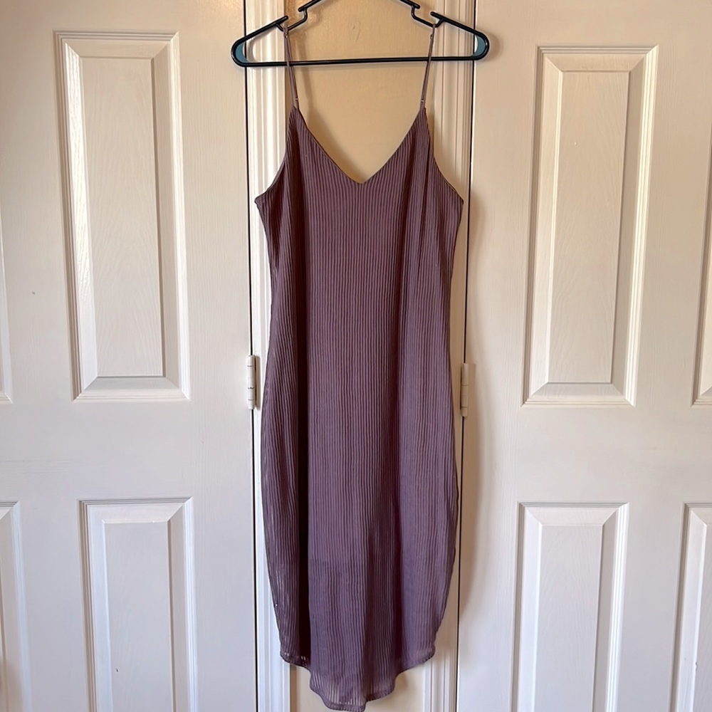 Express Purple Maxi Dress Large